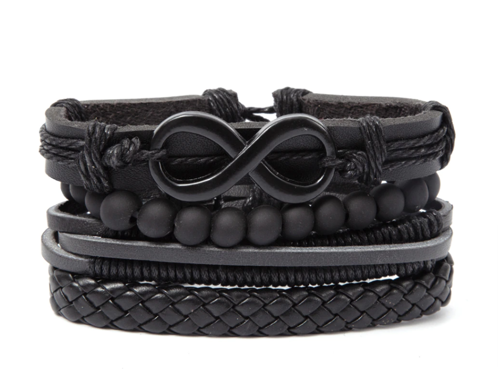 Eif Dock Vintage Multilayer Leather  Bracelets