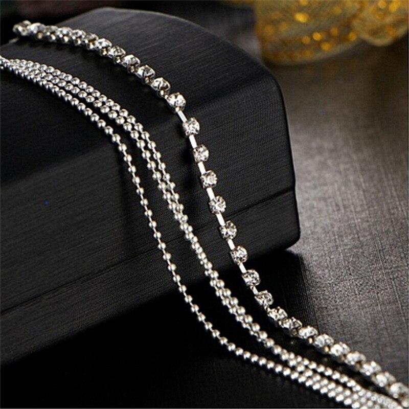 Women Double Foot Chain Anklets